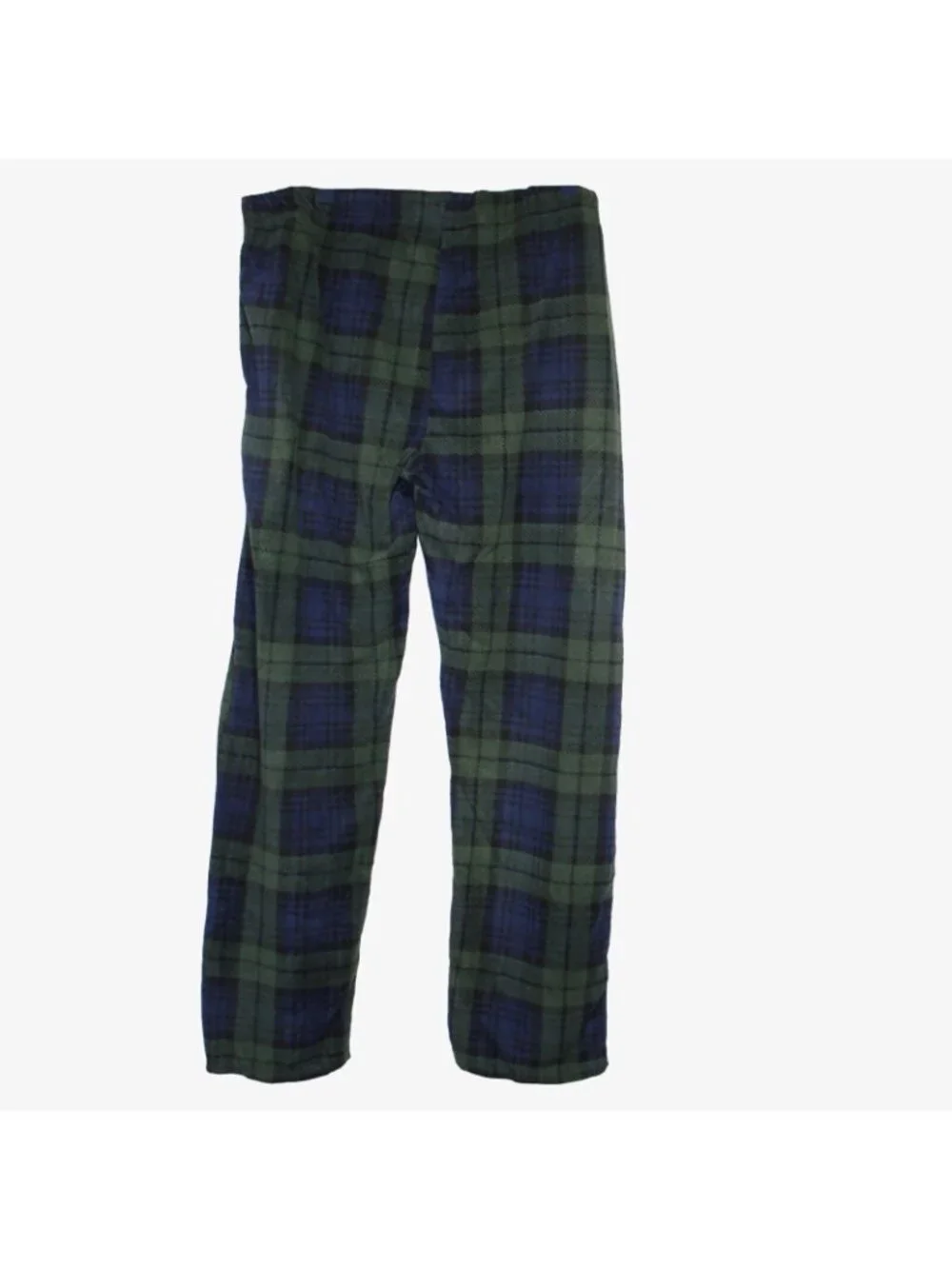 Fleece Pajama Pant Lounge Pant Dark Green Plaid Size Extra Large Men's